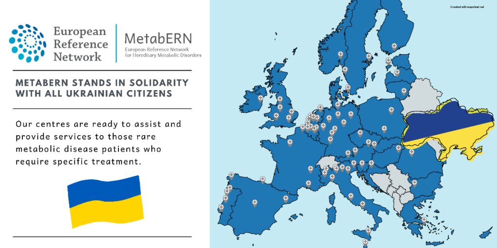 In solidarity with Ukraine and Ukrainian rare metabolic disease patients