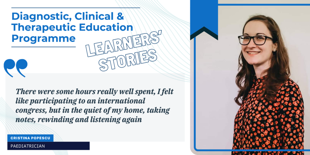 DCTEP learners’ stories: How does an e-learning on IMDs really look like?