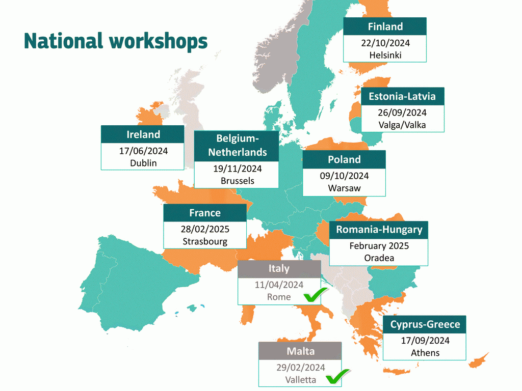 national workshops map